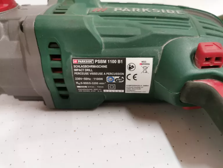 WIERTARKA UDAROWA PARKSIDE PSBM 1100W B1 WALIZKA