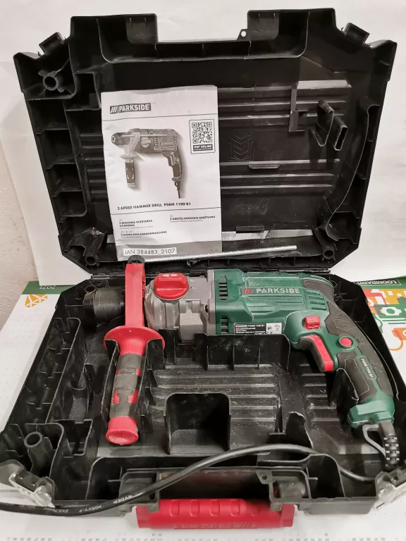 WIERTARKA UDAROWA PARKSIDE PSBM 1100W B1 WALIZKA