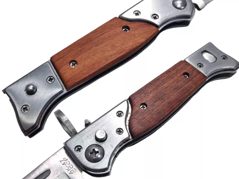 NÓŻ SPRĘŻYNOWY SKŁADANY BAGNET AK-47 22CM