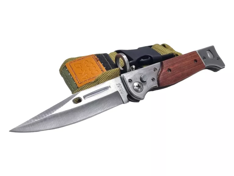 NÓŻ SPRĘŻYNOWY SKŁADANY BAGNET AK-47 22CM