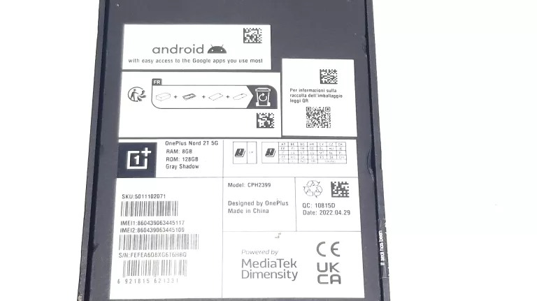 TELEFON ONEPLUS NORD 2T 5G 8/128GB