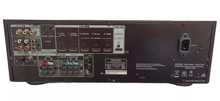 KINO DOMOWE DENON AVR-X540BT MONACO SET