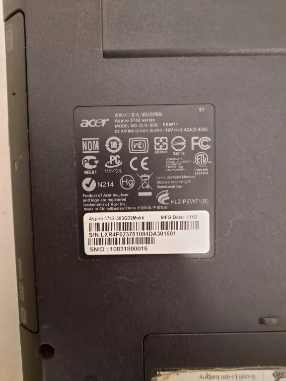 laptop-acer-aspire-5742-pew71-opis-opis-kod-producenta-aspire-5742g