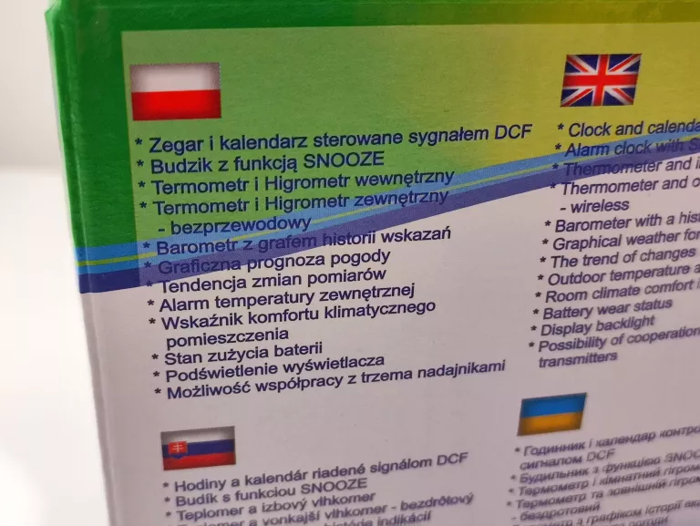 STACJA POGODY BEZPRZEWODOWA TERDENS MARS (3786)