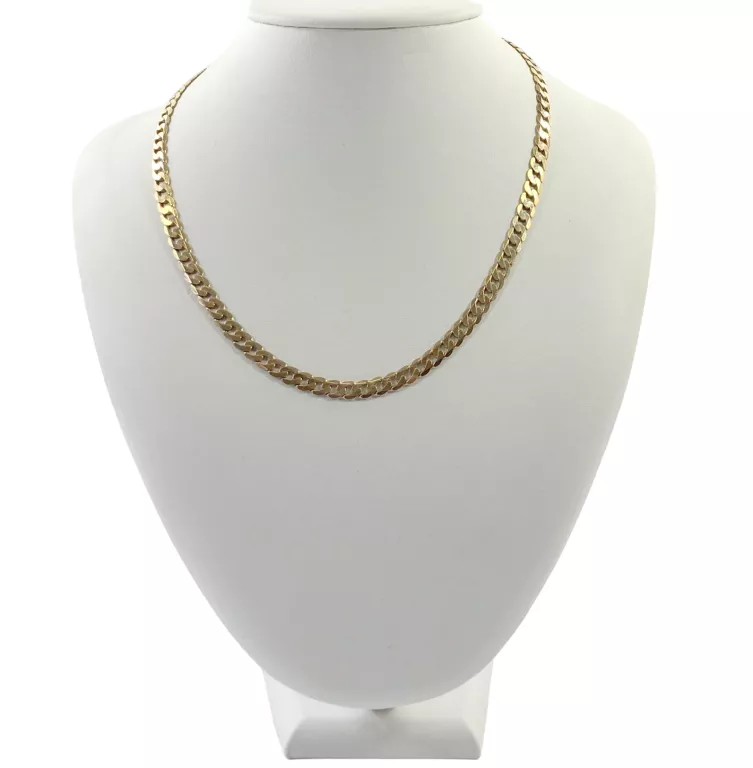 ŚLICZNY ZŁOTY ŁAŃCUSZEK 8K P.333 18,85 G 49 CM