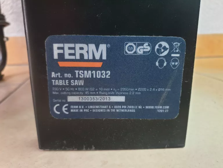 PIŁA STOŁOWA FERM POWER TSM1032