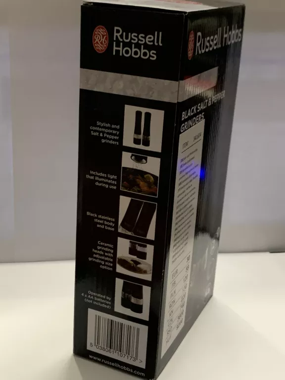 ZESTAW MŁYNKÓW DO SOLI I PIEPRZU RUSSEL HOBBS