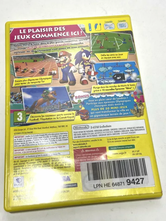 GRA WII MARIO SONIC LONDYN 2012