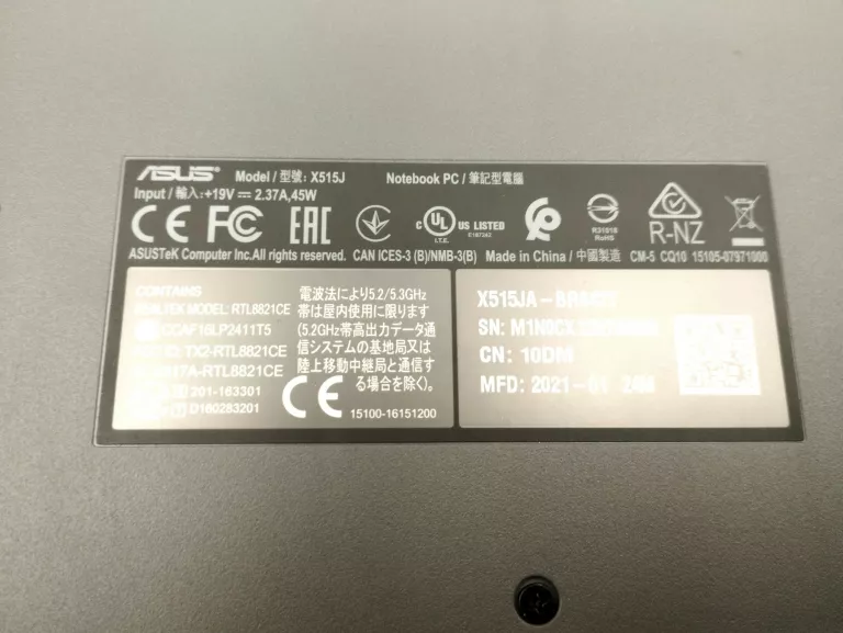 LAPTOP ASUS X515J