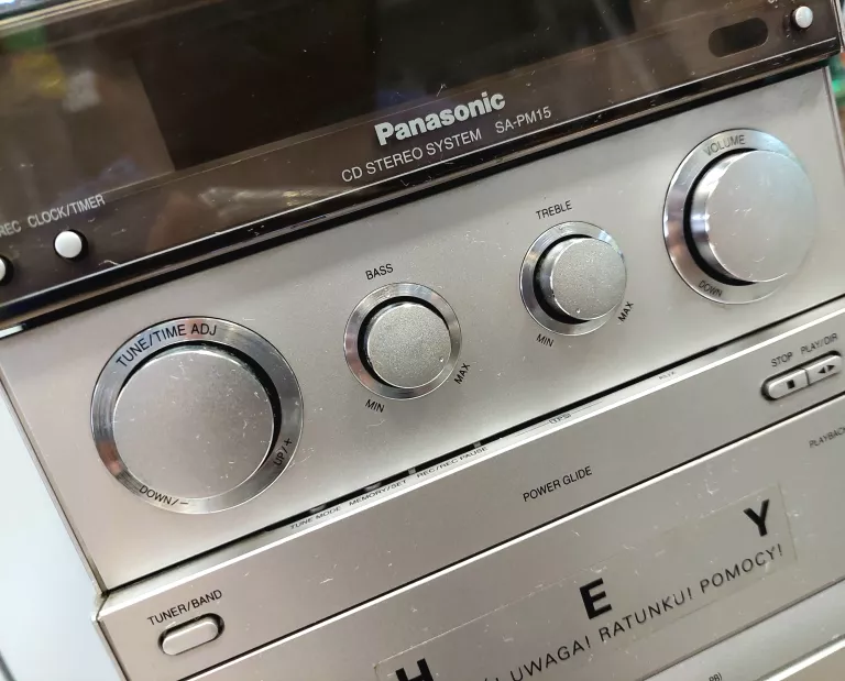 WIEŻA PANASONIC SA-PM15 + 2GŁOŚNIKI