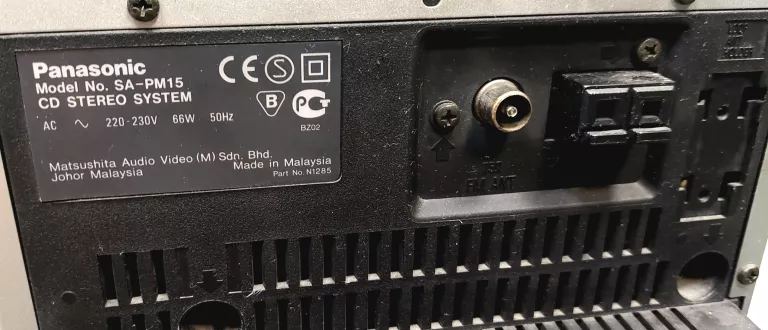 WIEŻA PANASONIC SA-PM15 + 2GŁOŚNIKI