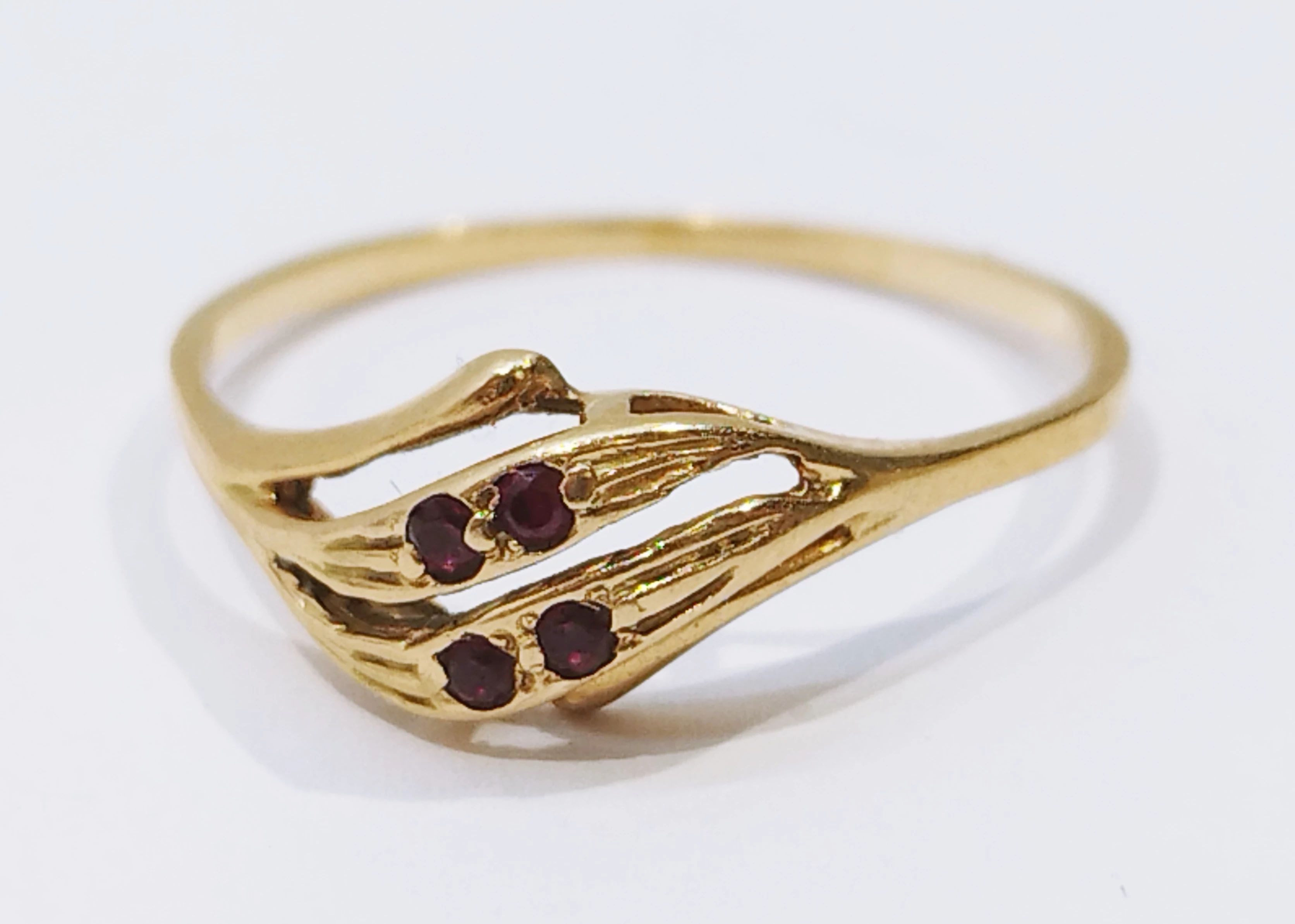 zloty-pierscionek-cztery-czerwone-oczka-r17-132g-bazylianska-4j-warszawa