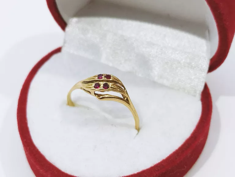 zloty-pierscionek-cztery-czerwone-oczka-r17-132g-ean-gtin-5905868206616