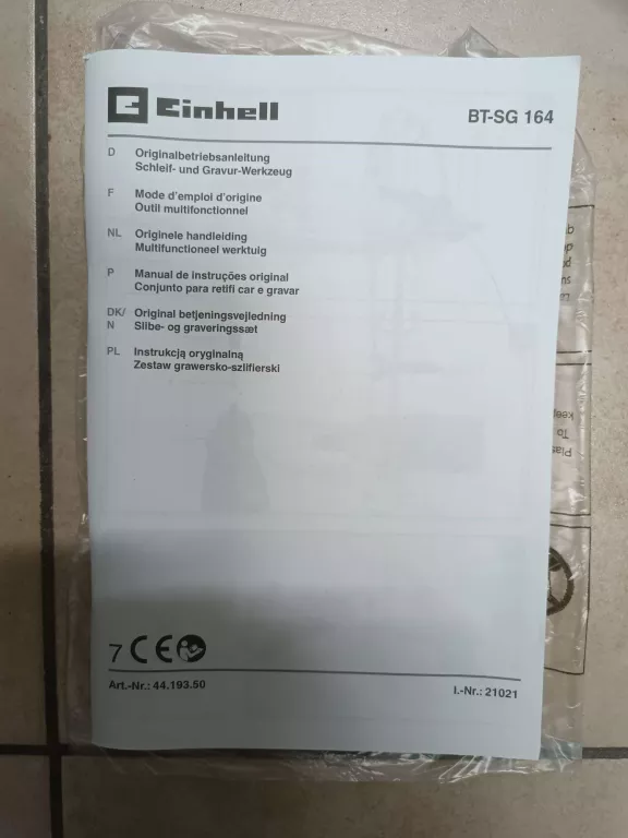 MULTISZLIFIERKA EINHELL BT-SG- 164 KPL/PUD