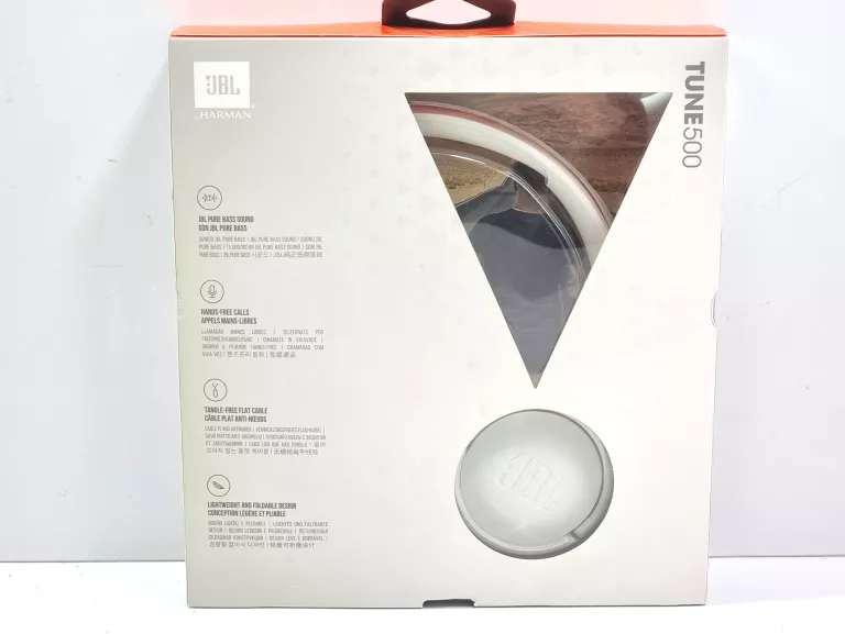 SŁUCHAWKI JBL TUNE 500 BIAŁE