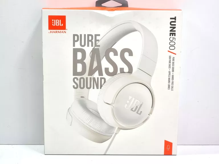 SŁUCHAWKI JBL TUNE 500 BIAŁE