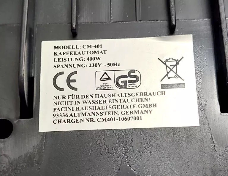 EKSPRES DO KAWY CM-401 JAK NOWY!