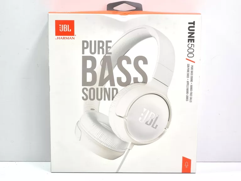 SŁUCHAWKI JBL TUNE 500 BIAŁE