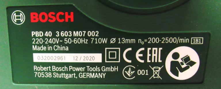 BOSCH WIERTARKA STOŁOWA PBD40