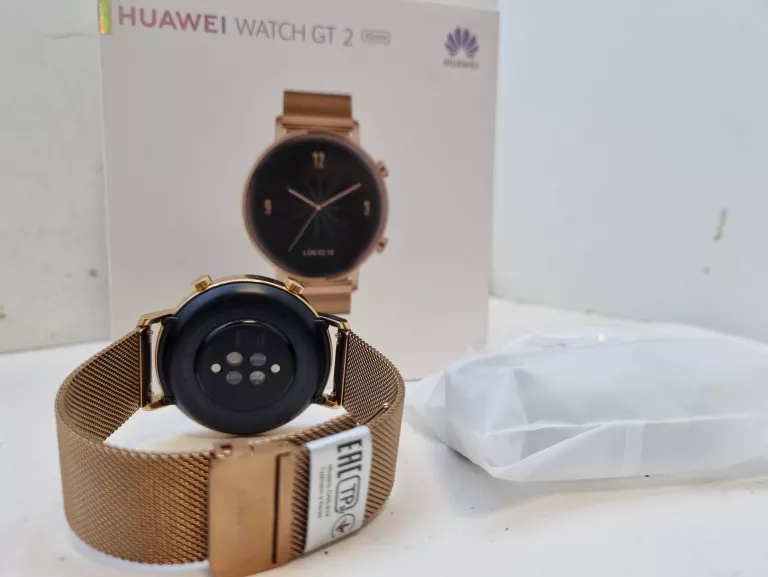 SMARTWATCH HUAWEI DAMSKI WATCH GT2 ZŁOTY KOMPLET