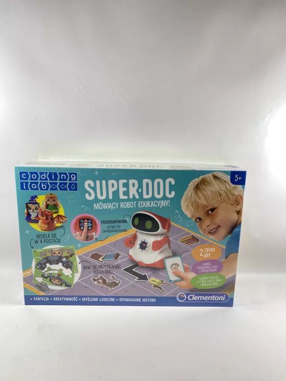 SUPER DOC. MÓWIĄCY ROBOT EDUKACYJNY CLEMENTONI