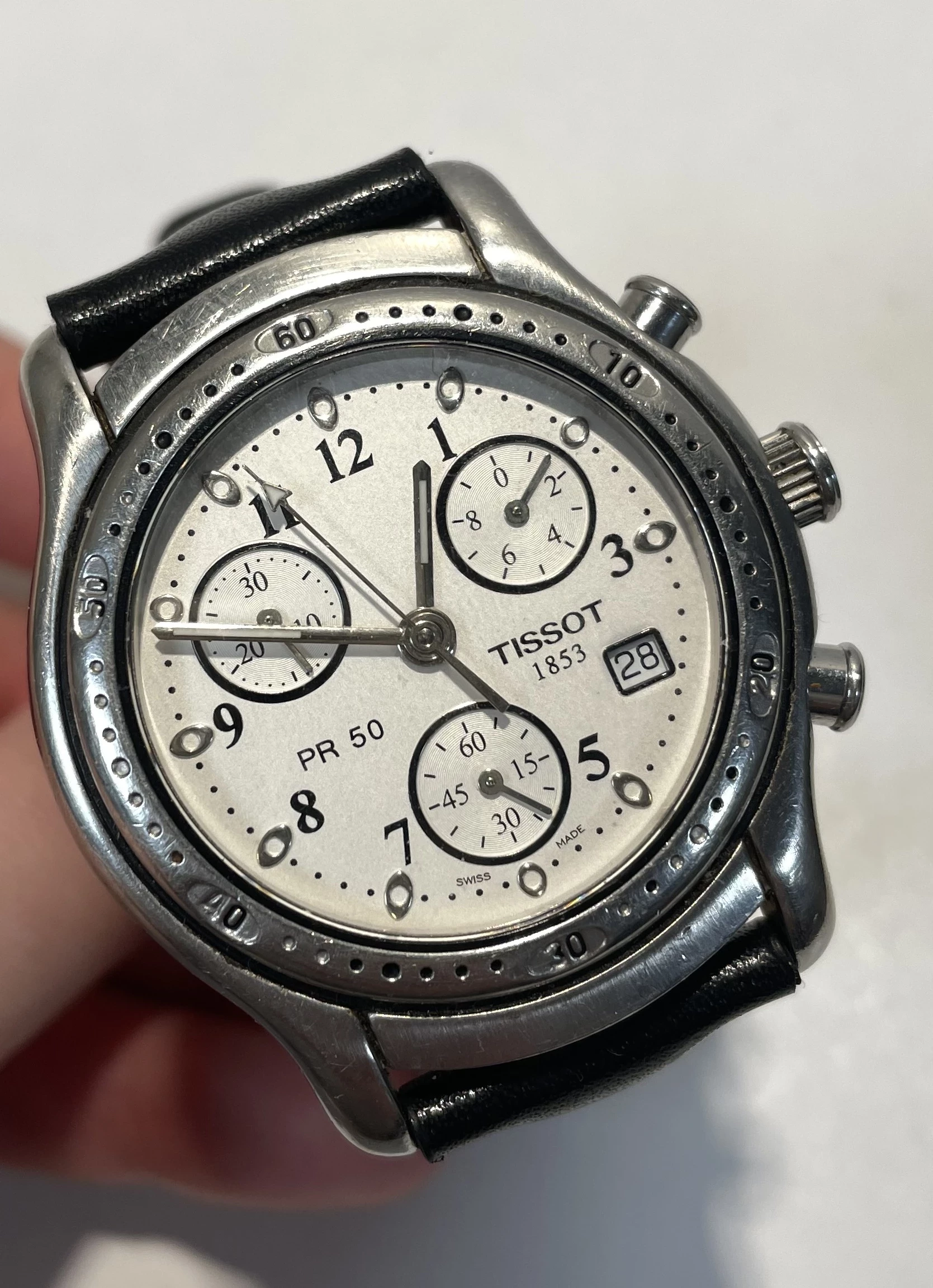 ZEGAREK TISSOT PR 50 CHRONOGRAPH J178 278 OPIS M skie