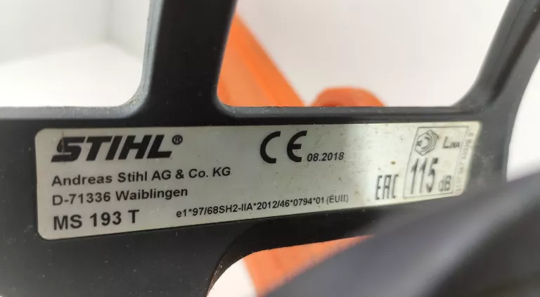 PIŁA SPALINOWA STIHL MS 193T