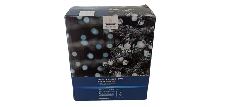 EUROHIT CHRISTMAS LAMPKI ZEWNĘTRZNE 10M 100 LED