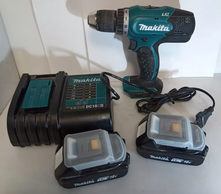 ZESTAW MAKITA DDF453 +2XAKU 1,5AH+ ŁADOWARKA