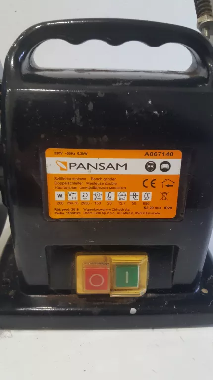 SZLIFIERKA STOŁOWA Z TAŚMĄ A067140 PANSAM 200W