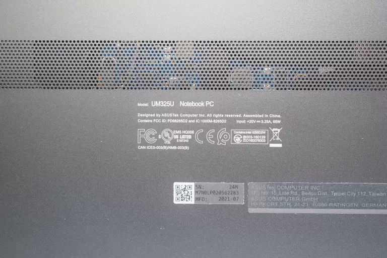 LAPTOP ASUS ZENBOOK 13 OLED UM325 R7 16 512 W10