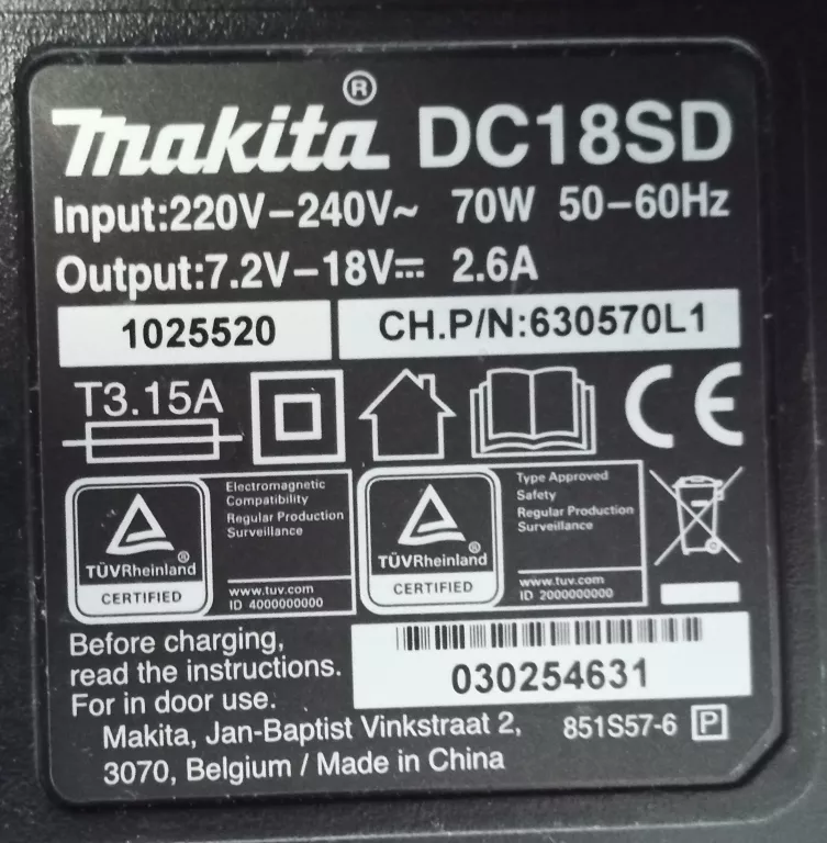 ZESTAW MAKITA DDF453 +2XAKU 1,5AH+ ŁADOWARKA