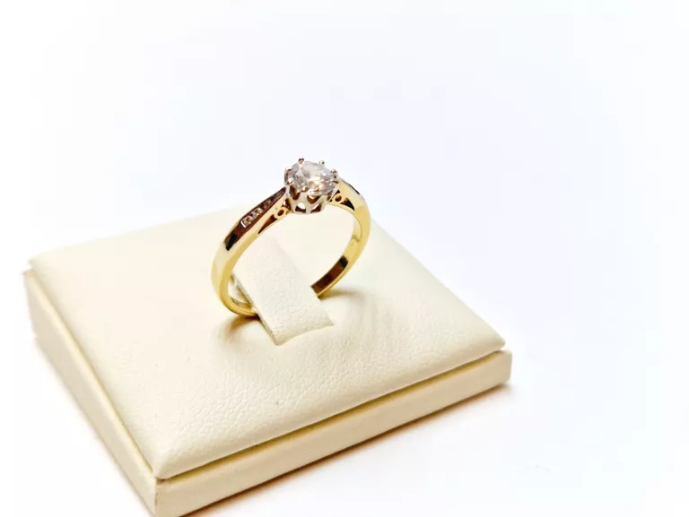 zloty-piekny-pierscionekzareczyny-585-215g-r13-stan-11323-2