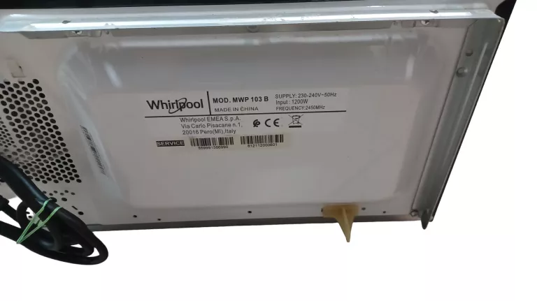 KUCHENKA MIKROFALOWA WHIRLPOOL MWP103B 700W