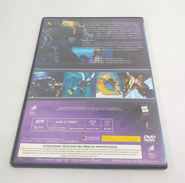 FILM DVD TRANSFORMERS
