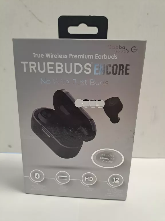 SŁUCHAWKI BLUETOOTH GABBA GOODS TRUEBUDS ENCORE