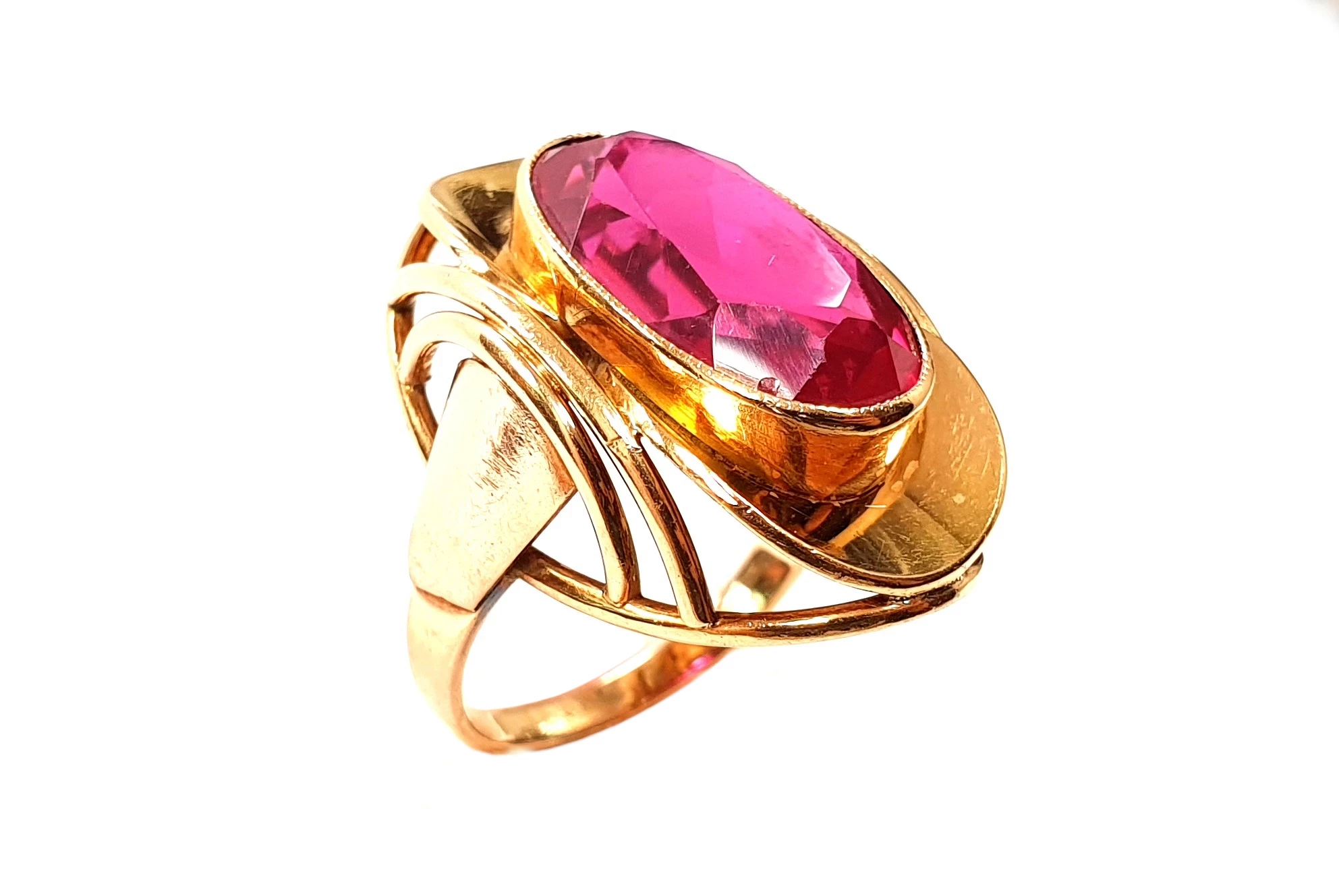 zloty-pierscionek-rozowy-kamien-vintage-r-14-pr-585-931-g-rodzaj-2205-2