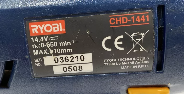 WKRĘTARKA RYOBI CHD-1441 14.4V