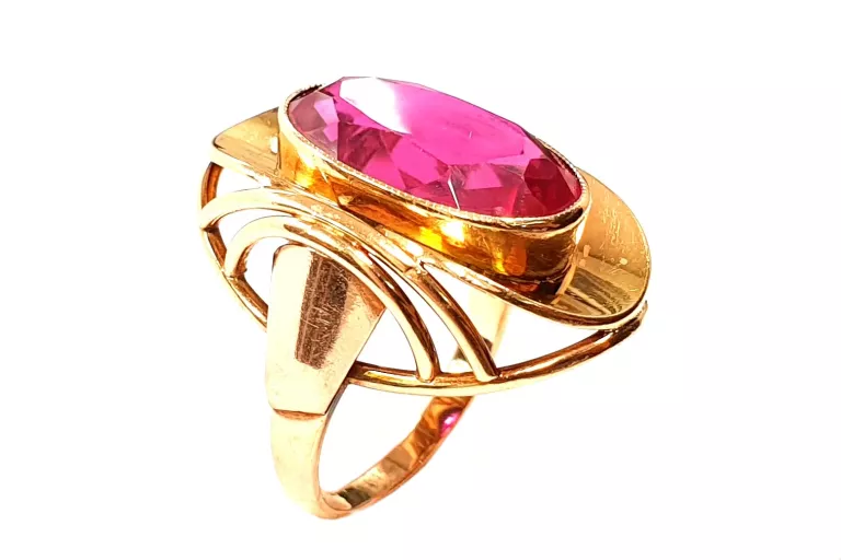 zloty-pierscionek-rozowy-kamien-vintage-r-14-pr-585-931-g-material-15835-2