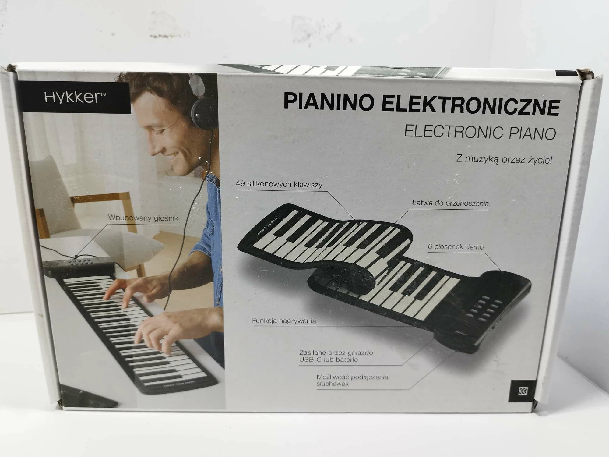 pianino-elektryczne-zwijane-hykker-stan-nowy