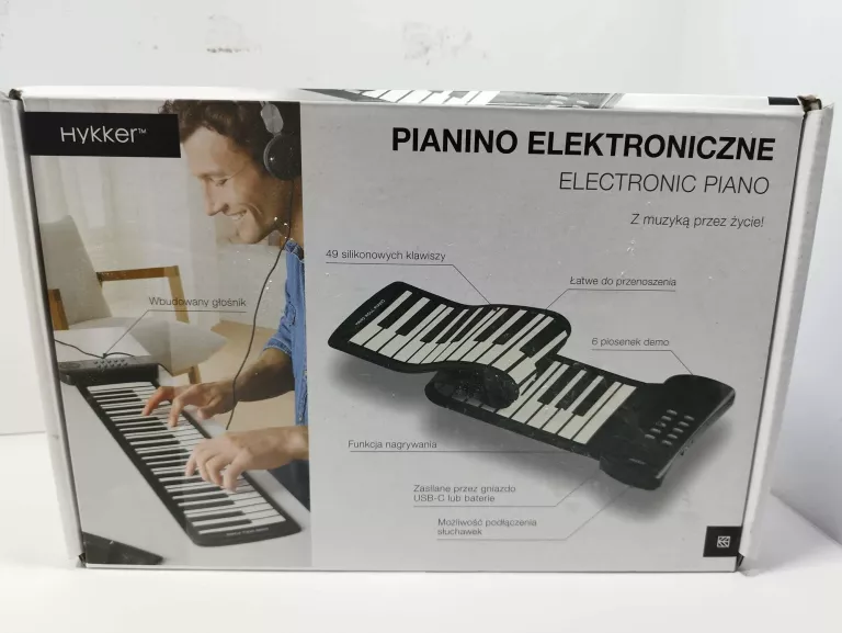 pianino-elektryczne-zwijane-hykker-stan-nowy