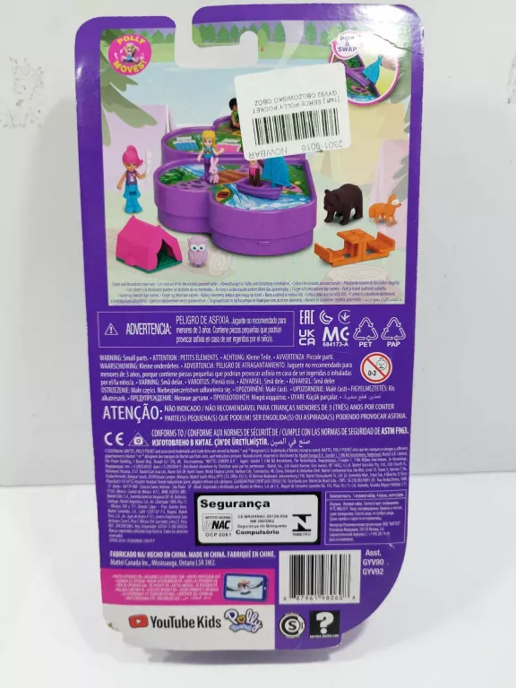 SERCE POLLY POCKET - OBOZOWISKO - MATTEL GYV92