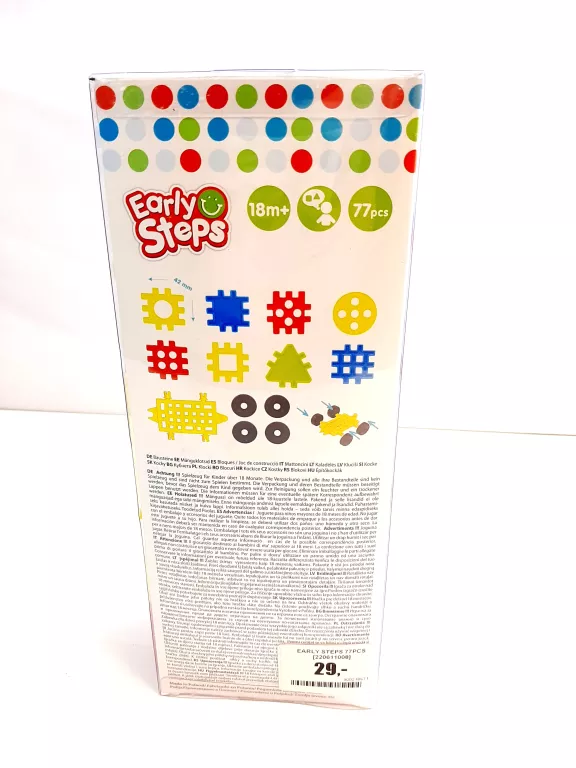 KREATYWNE KLOCKI STEPS ERLY 77 PCS