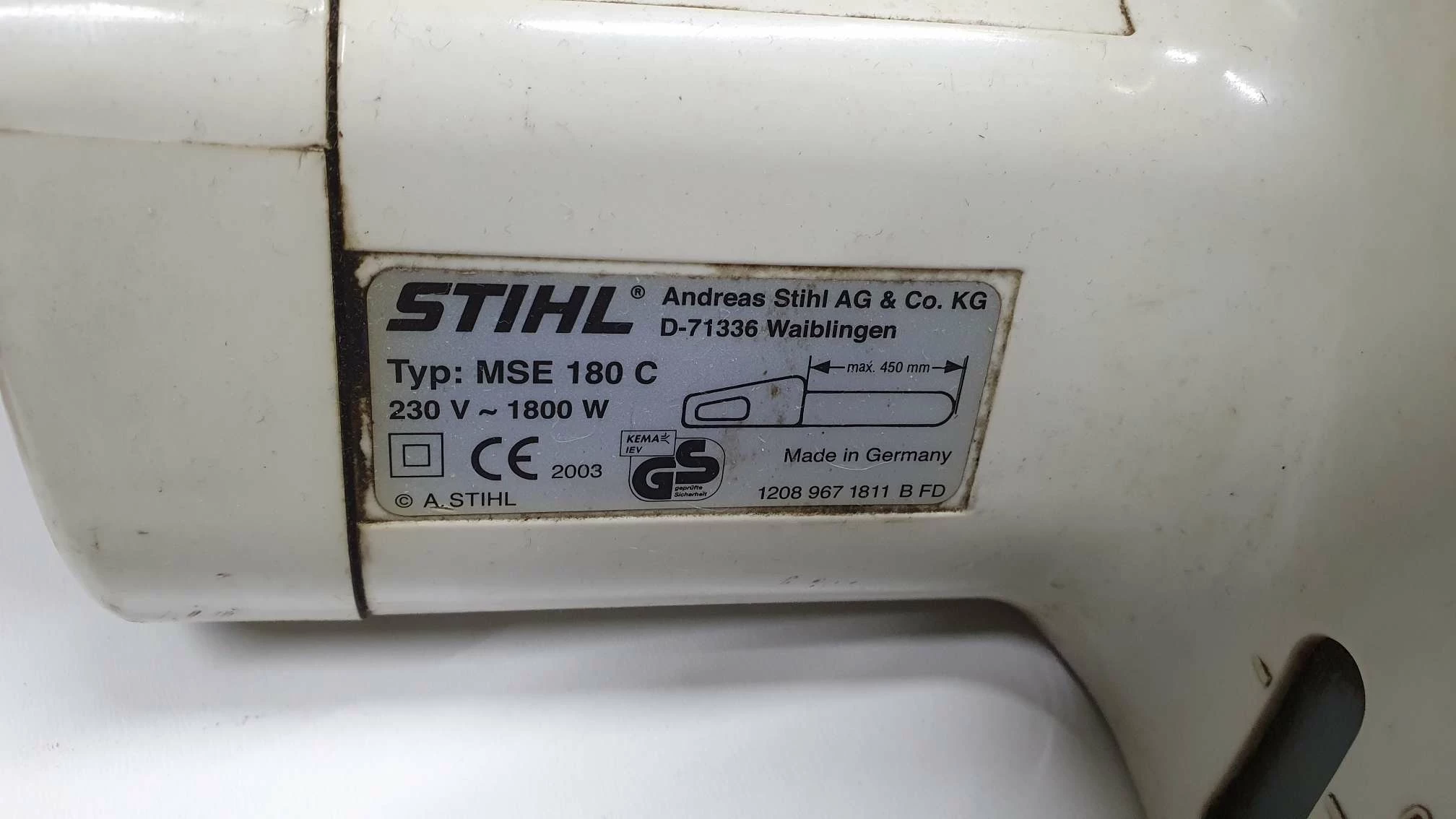 pila-elektryczna-stihl-mse-180c-stan-uzywany