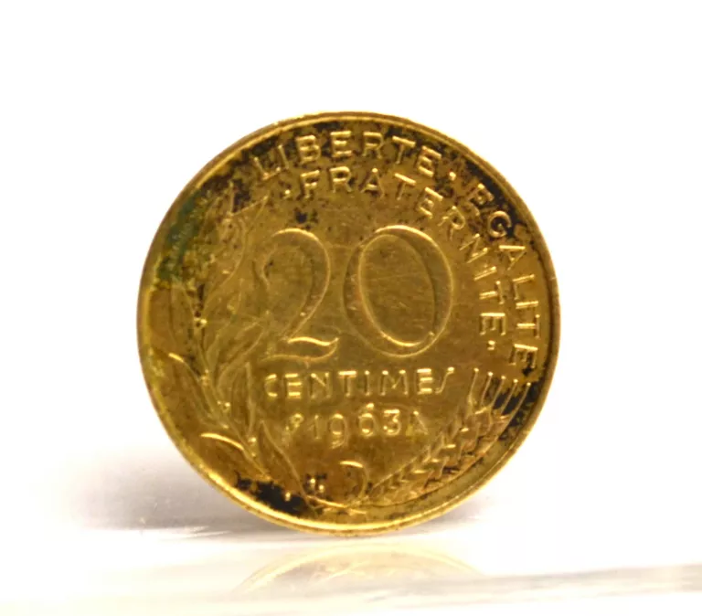 20 CENTIMES 1963 FRANCJA