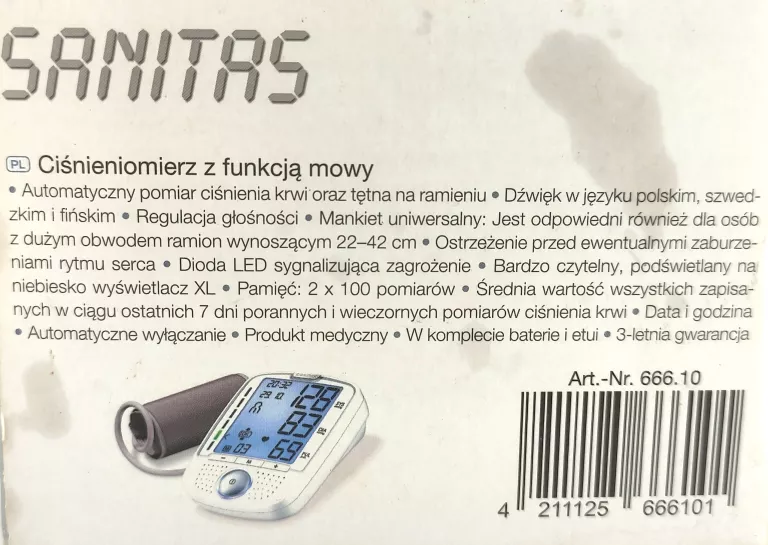 cisnieniomierz-sanitas-sbm-52-model-sbm52