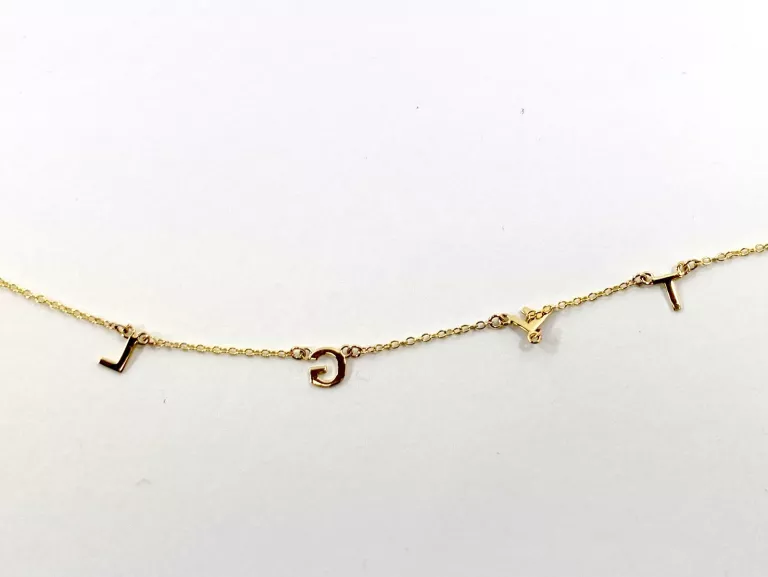 PRZEŚLICZNY ZŁOTY ŁAŃCUSZEK 14K P.585 1,33G 42CM