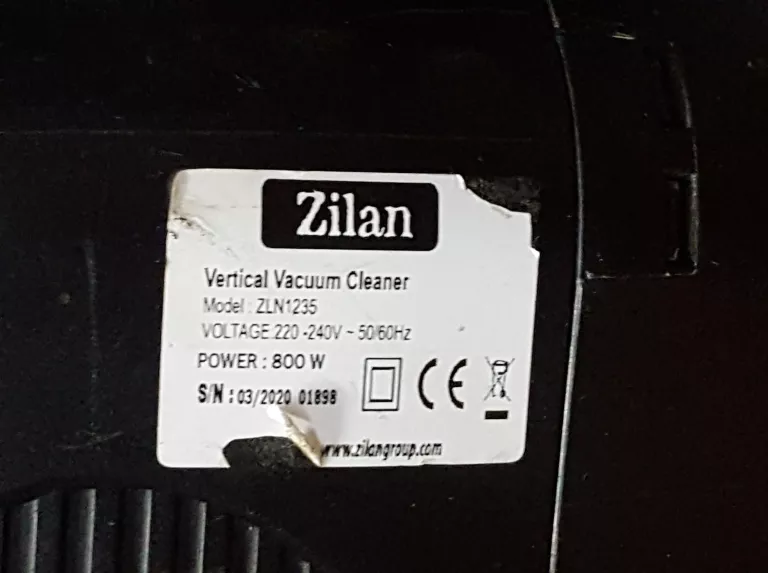ODKURZACZ PIONOWY ZILAN ZLN1235 800W