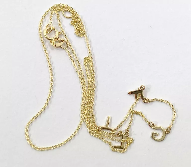 PRZEŚLICZNY ZŁOTY ŁAŃCUSZEK 14K P.585 1,33G 42CM