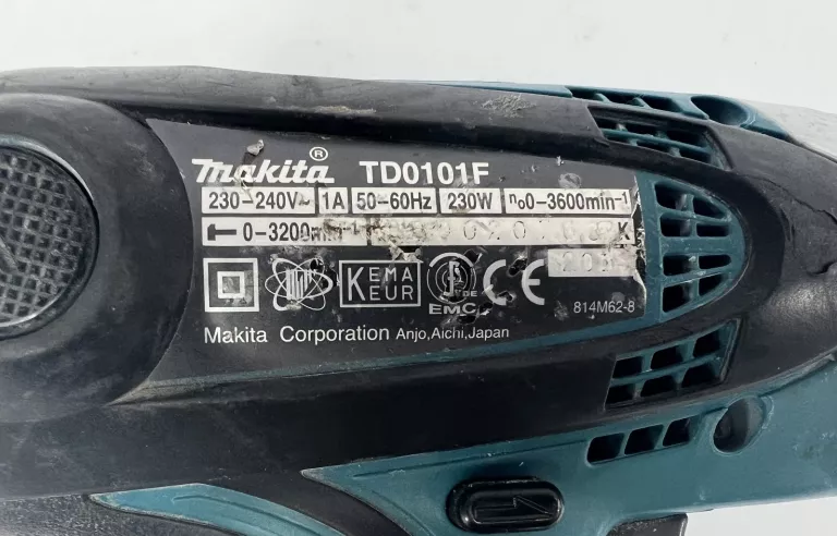 ZAKRĘTARKA UDAROWA SIECIOWA MAKITA TD0101F 230 V